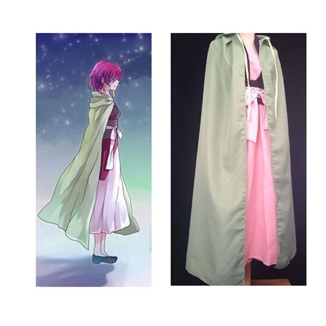 2016 Yona of the Dawn Akatsuki no Yona Cosplay Costume Yona Dress With Cape-in Anime Costumes ...