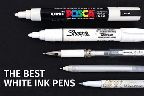 The Best White Ink Pens | JetPens