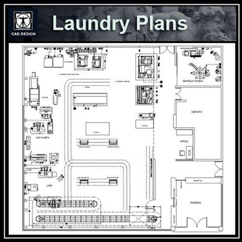 Laundry plan design – 【Download AUTOCAD Blocks,Drawings,Details,3D,PSD】 | How to plan, Plan ...