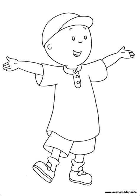 Caillou malvorlagen