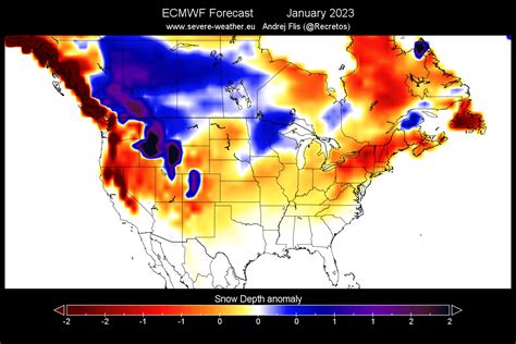 Winter 2022/2023 Snowfall Predictions: More Snow is now Forecast in the ...