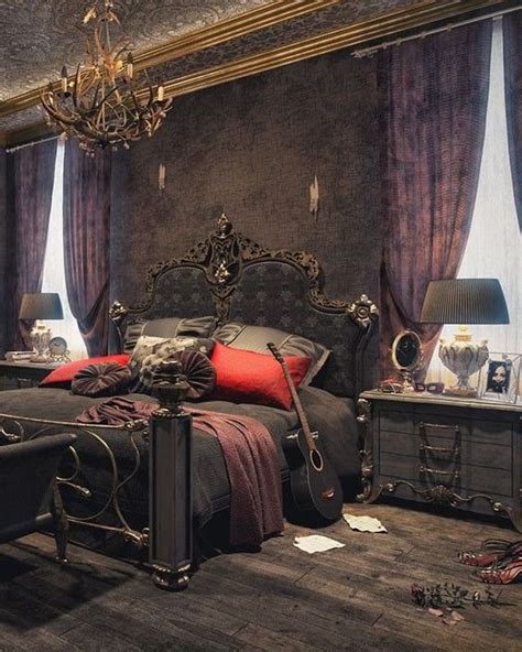 27 Impressive Gothic Bedroom Design Ideas - DigsDigs