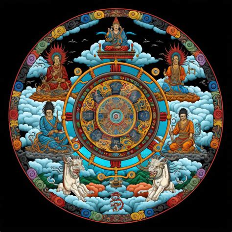 Colorful Dharma Wheel (36) by MrTimelessArt on DeviantArt