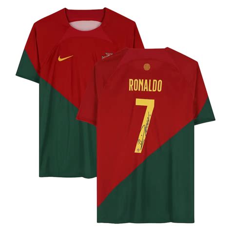 Buy Cristiano Ronaldo Authentic Signed 2022-23 Portugal Jersey