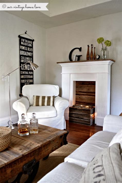 Faux Fireplace | Our Vintage Home Love | Bloglovin’