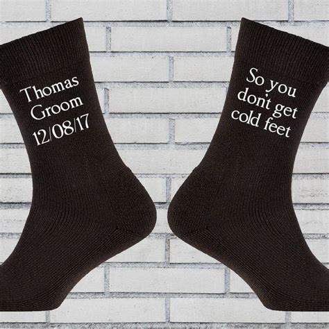 Cold Feet Wedding Socks - Etsy