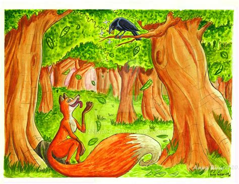 The Fox and The Crow Story with Moral ~ Moral Stories for Kids