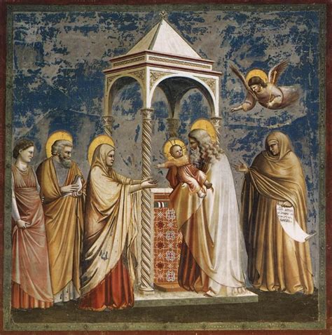 File:Giotto di Bondone - No. 19 Scenes from the Life of Christ - 3. Presentation of Christ at ...