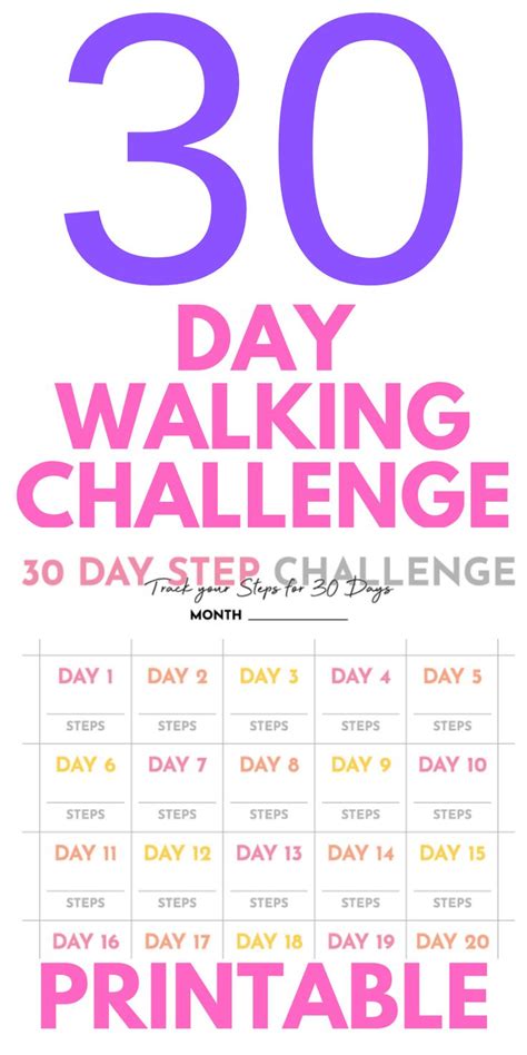 30 DAY Walking Challenge - Stylish Life for Moms | Walking challenge ...