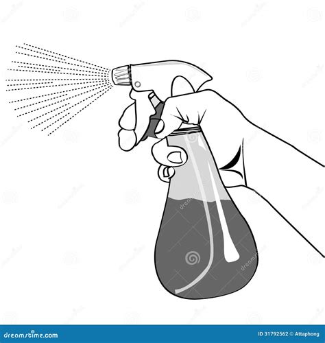 Water Spray Bottle Clipart