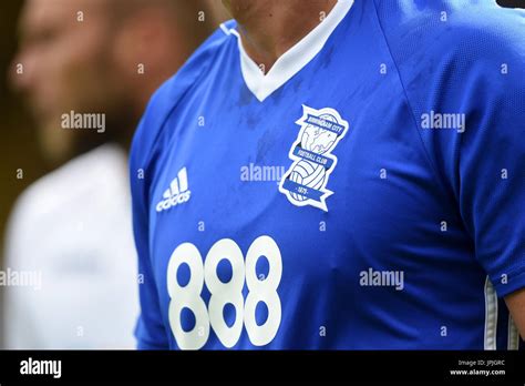 Detail of the Birmingham City badge on a football shirt Stock Photo - Alamy