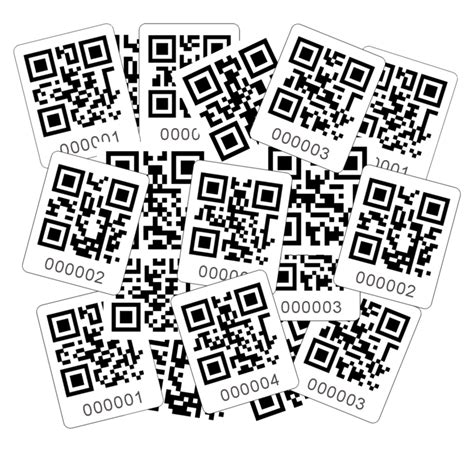 100 QR code stickers - QR Code Stickers and Labels