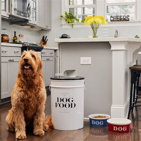 Bon Chien Dog Food Storage Canister - Happy Breath