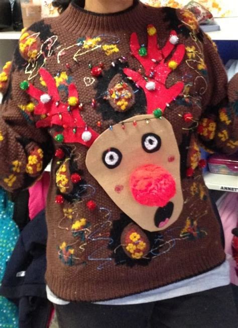 30 DIY Ugly Sweater Ideas for Christmas and Parties (PHOTOS)