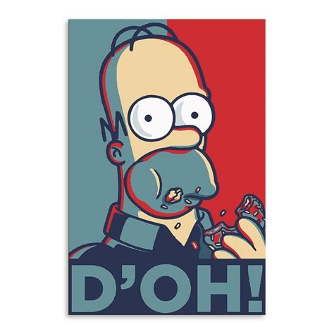 Placa Decorativa em MDF Homer Simpson D'Oh 20x30