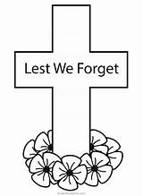 Free Lest We Forget Coloring Pages  ElizenWise sketch template