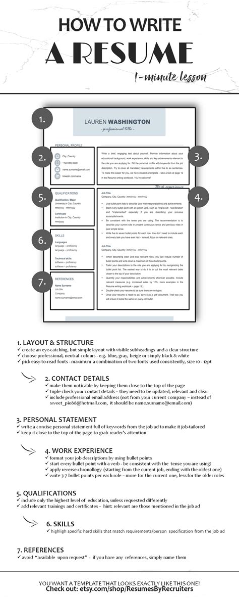 How to write a resume? Learn in less than 1 minute with this easy step-by-step guide. Find ...