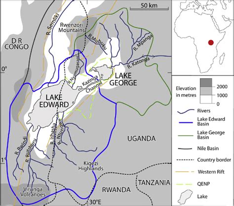 Location map of Lake Edward. | Download Scientific Diagram