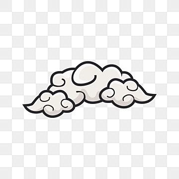 Clouds Isolated Vector Hd PNG Images, White Cartoon Cloud Art Isolated ...