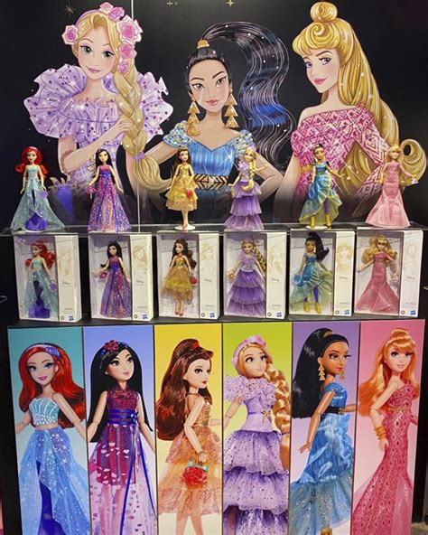 New dolls in Hasbro Disney Princess Style Series: Rapunzel, Jasmine and ...