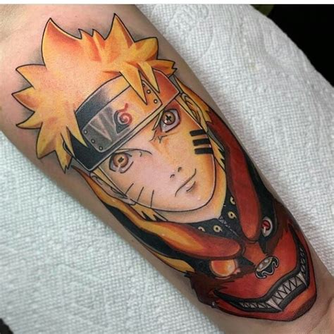 Naruto & Kurama Tattoo😍😍 is Awesome Artist credit @jen_ink 😍😊 #anime # ...