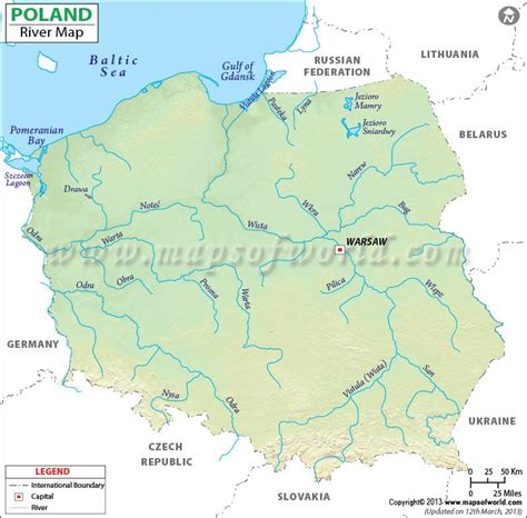 Rivers In Poland Map - Dolly Gabrila