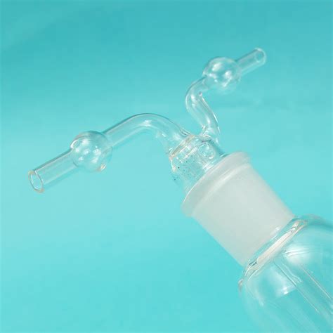 New 250ml Gas Washing Bottle ISO Standard Borosilicate Glass Chemistry Lab Glassware – Chile Shop