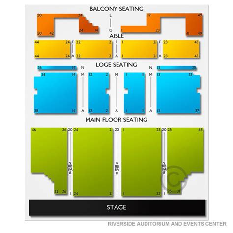 Riverside Municipal Auditorium Seating Chart | Vivid Seats