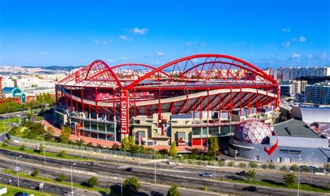 Lisbon Map, Benfica Wallpaper, Soccer Stadium, Sports Arena, Sydney Harbour Bridge, Aerial View ...