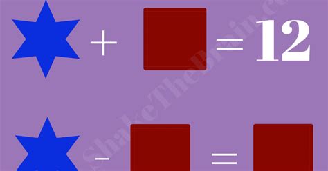 Math Equations Riddle with Shapes