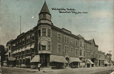 Hildreth Hotel Charles City, IA Postcard