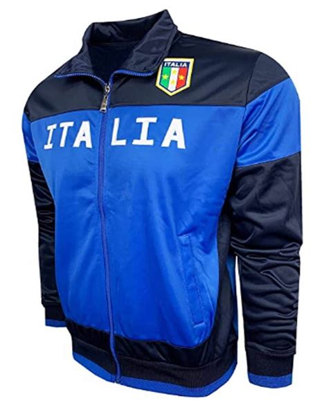 Italy Soccer Jacket | Italy Blue Soccer Zipper Jacket