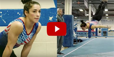 Watch Aly Raisman Nail A Gymnastic Routine Previously Thought ...