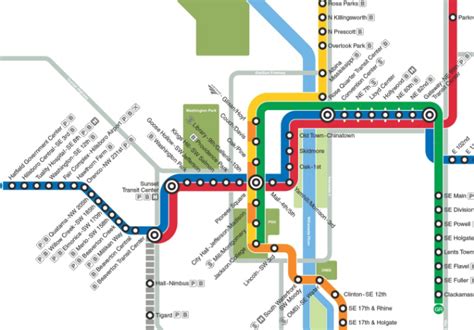 Portland’s transit agency made a rail system map styled like WMATA – Greater Greater Washington