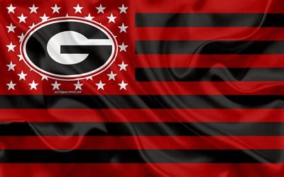 Download wallpapers Georgia Bulldogs, American football team, creative ...