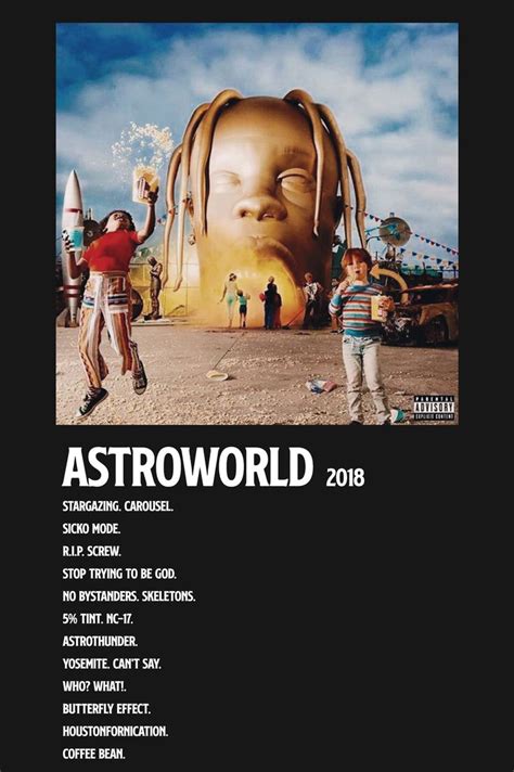 Astroworld Album Cover Poster - Cover With Zipper