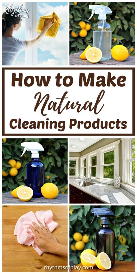 How to Make Natural Cleaning Products - Rhythms of Play