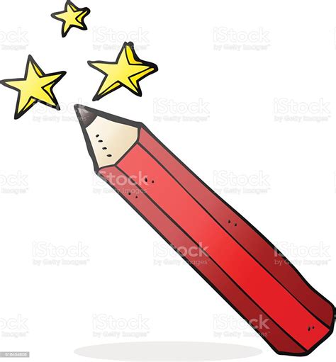 Cartoon Magic Pencil Stock Illustration - Download Image Now - Bizarre, Clip Art, Cultures - iStock