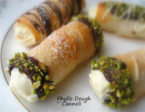 Home Cooking In Montana: Phyllo Dough " Cannoli "...filled with Vanilla Ice Cream