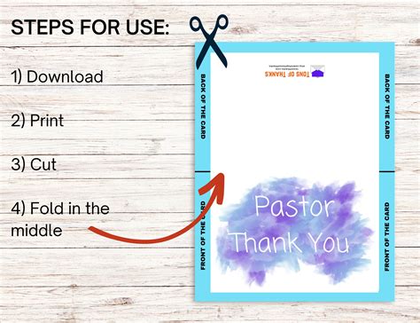 Printable Pastor Appreciation Card Bundle, Pastor Thank You Card, Pastor Card Bundle - Etsy