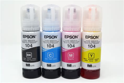 Epson 104 Ink Bottle Set for Ecotank Printers - Genuine Epson Original ...