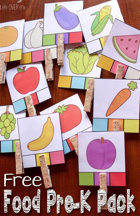 Food Games and Activities Free Printables for Preschoolers - Life Over C's | Healthy food ...