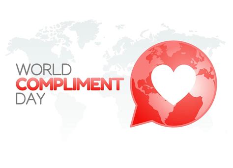 vector graphic of world compliment day good for world compliment day celebration. flat design ...