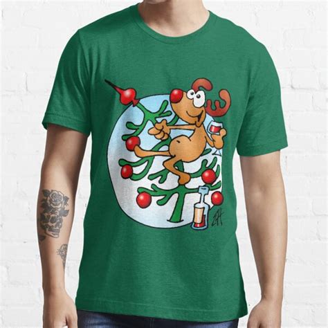 "Rudolph the Red Nosed Reindeer" T-shirt by cardvibes | Redbubble