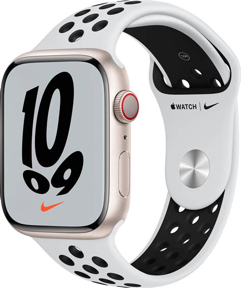 Customer Reviews: Apple Watch Nike Series 7 (GPS + Cellular) 45mm ...