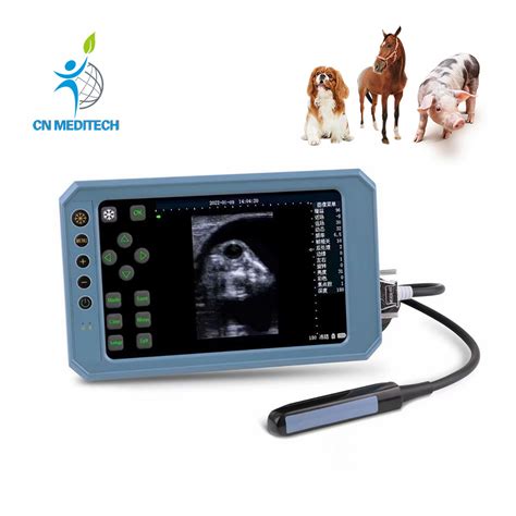 Vet Palm Ultrasound Scanner Veterinary B Mode Ultrasound Machine for Bovine Equine with Rectal ...