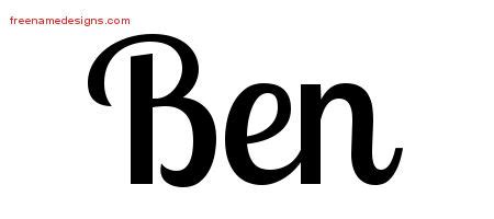 ben Archives - Free Name Designs