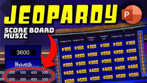 Jeopardy Powerpoint Template With Score - Toptemplate.my.id