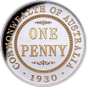 Silver Ounce 2020 Australian 1930 Penny, Coin from Niue - Online Coin Club