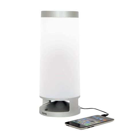 iHome LED Speaker Light - Silver-iHLM111-Silver - The Home Depot